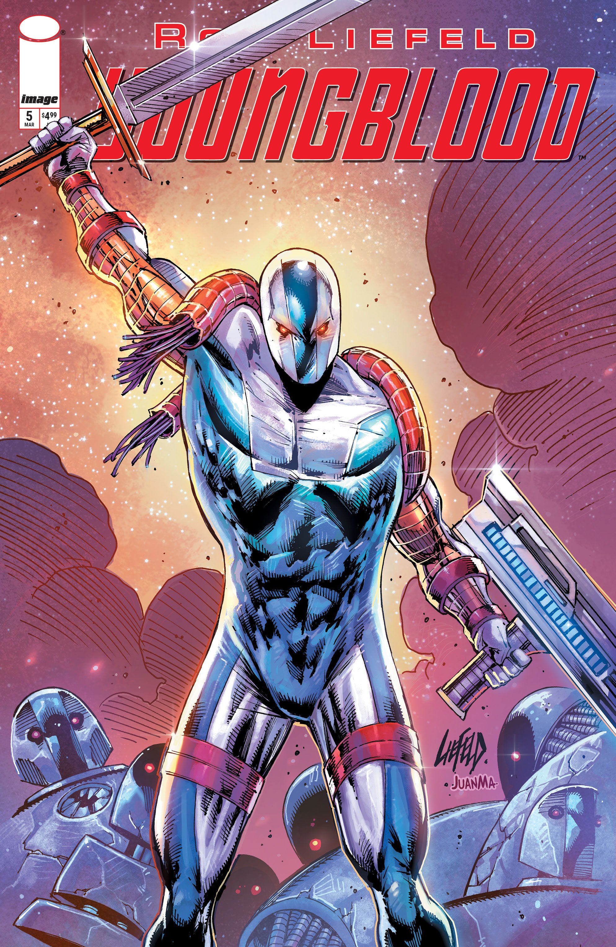 YOUNGBLOOD #5 COVER A ROB LIEFELD