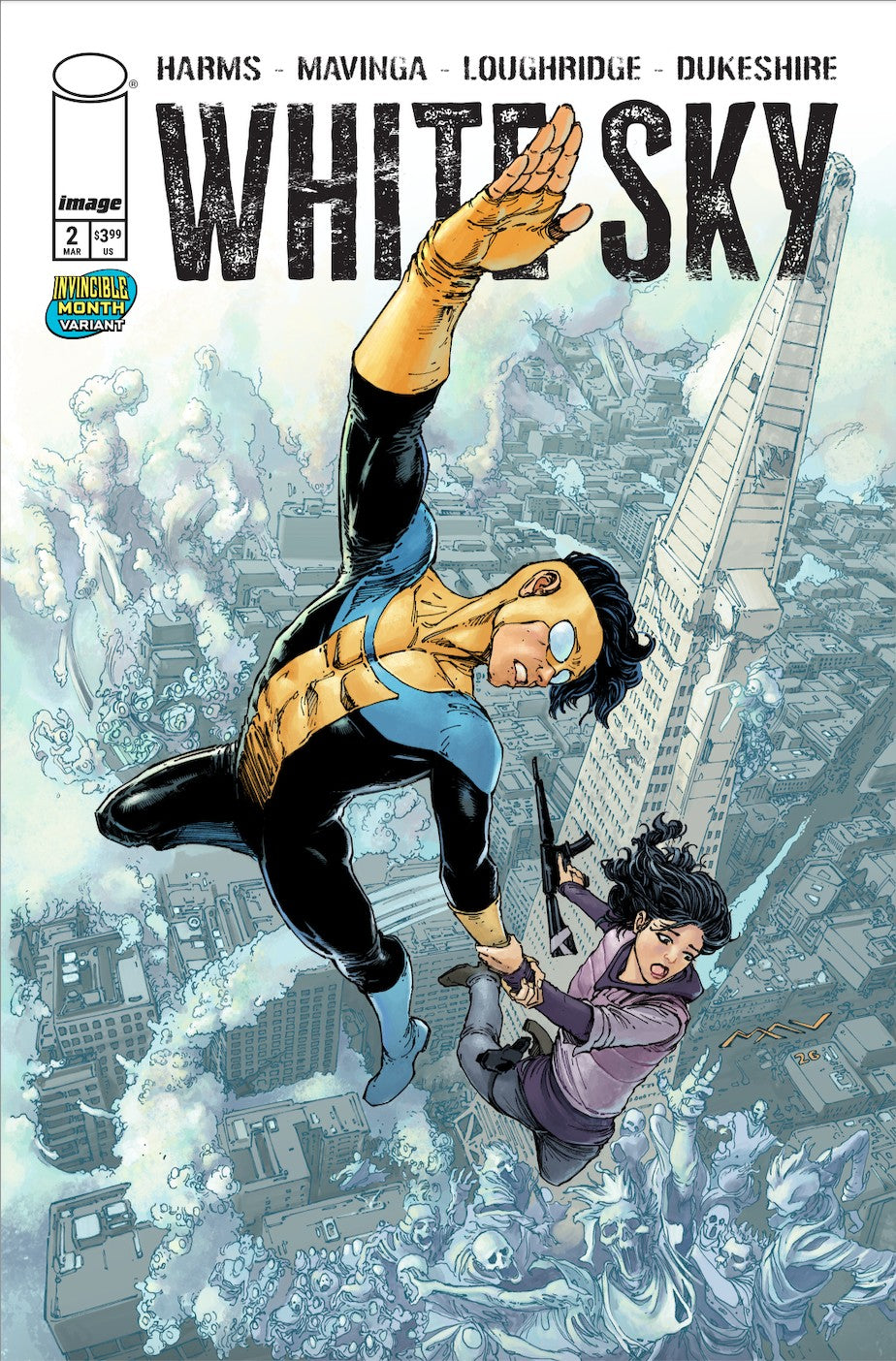 WHITE SKY #2 COVER C JP MAVINGA INVINCIBLE TEAM UP VARIANT