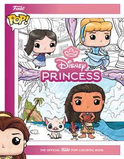 DISNEY PRINCESS HARDCOVER THE OFFICIAL FUNKO POP COLORING BOOK