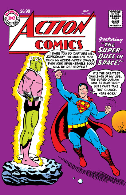 ACTION COMICS #242 FACSIMILE EDITION COVER C CURT SWAN FOIL VARIANT