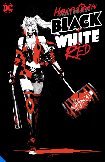 HARLEY QUINN BLACK WHITE RED TRADE PAPERBACK