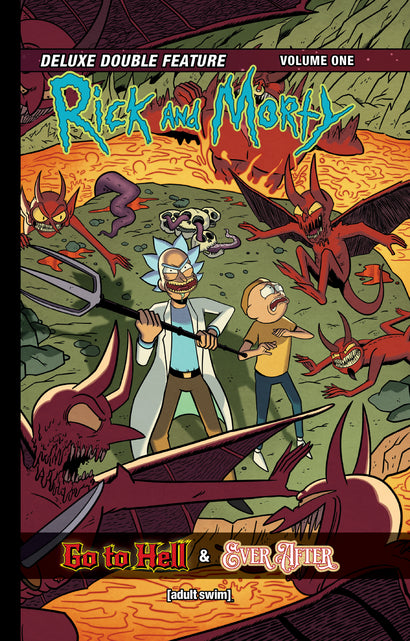 RICK AND MORTY DELUXE DOUBLE FEATURE VOL 01 HARDCOVER 