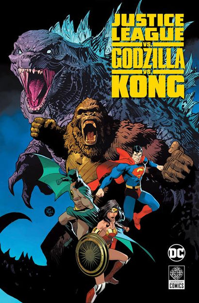 JUSTICE LEAGUE VS GODZILLA VS KONG HARDCOVER