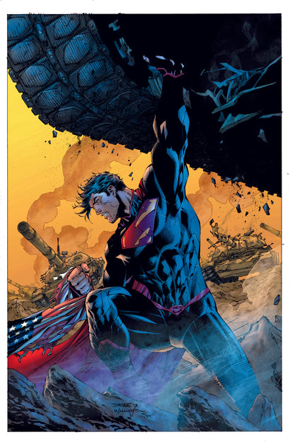 SUPERMAN DAY 2025 - SUPERMAN UNCHAINED THE DELUXE EDITION HARDCOVER VARIANT DUST JACKET Allocations May Occur