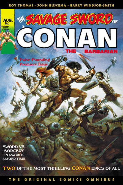 SAVAGE SWORD OF CONAN THE ORIGINAL COMICS OMNIBUS HARDCOVER VOL 01 REGULAR EDITION BORIS VALLEJO 