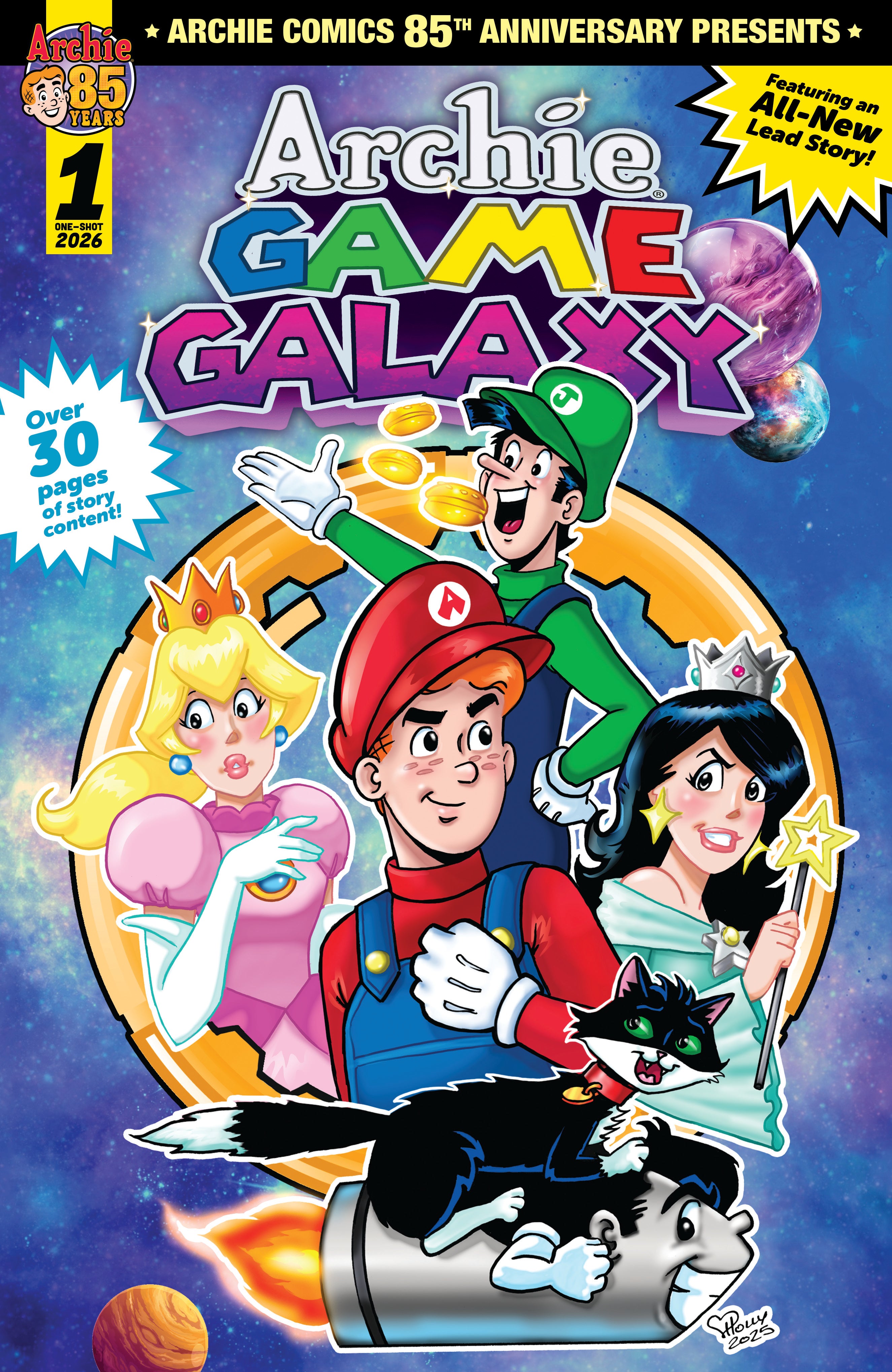 ARCHIE COMICS 85TH ANNIVERSARY PRESENTS ARCHIE GAME GALAXY #1 (ONE SHOT) COVER A HOLLY G