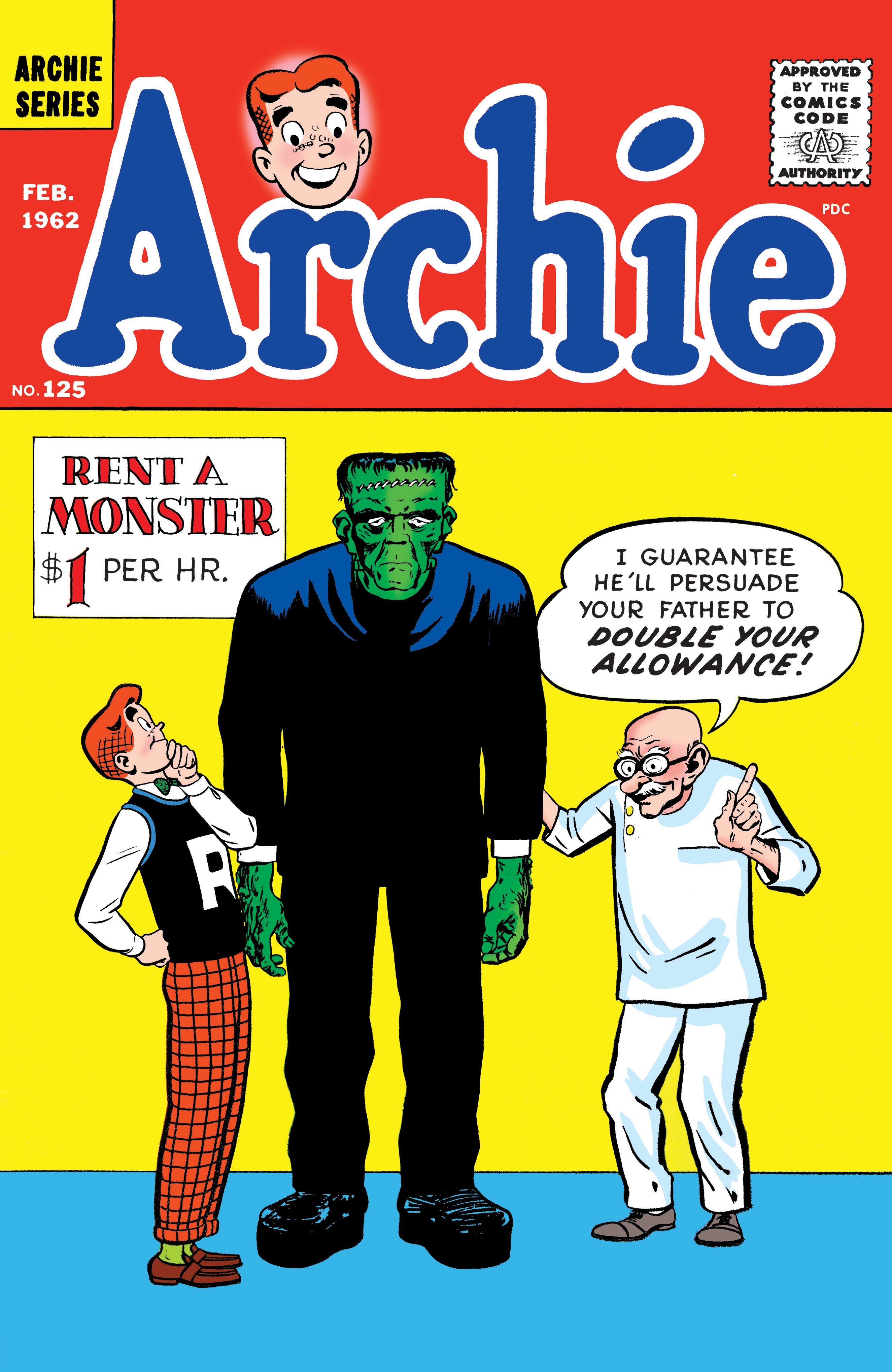 ARCHIE #125 FACSIMILE EDTION COVER A HARRY LUCEY