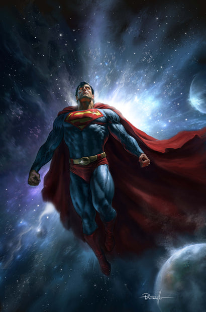 ADVENTURES OF SUPERMAN BOOK OF EL #8 COVER B LUCAS PARILLO CARD STOCK VARIANT