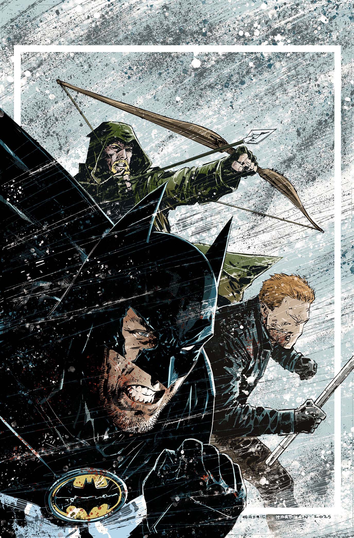 BATMAN GREEN ARROW THE QUESTION ARCADIA #4 COVER A GABRIEL HARDMAN