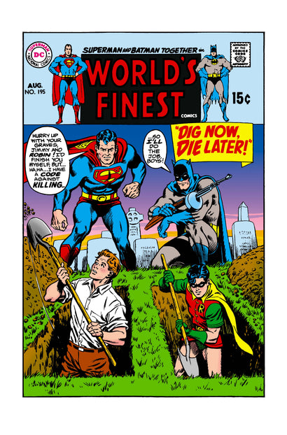 WORLDS FINEST COMICS #195 FACSIMILE EDITION COVER A CURT SWAN