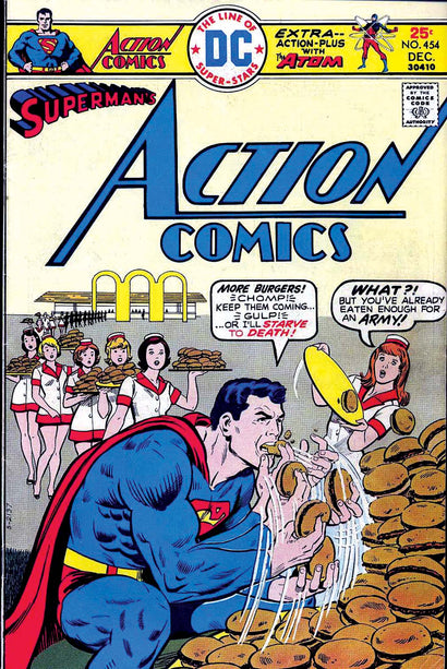 ACTION COMICS #454 FACSIMILE EDITION COVER A BOB OKSNER