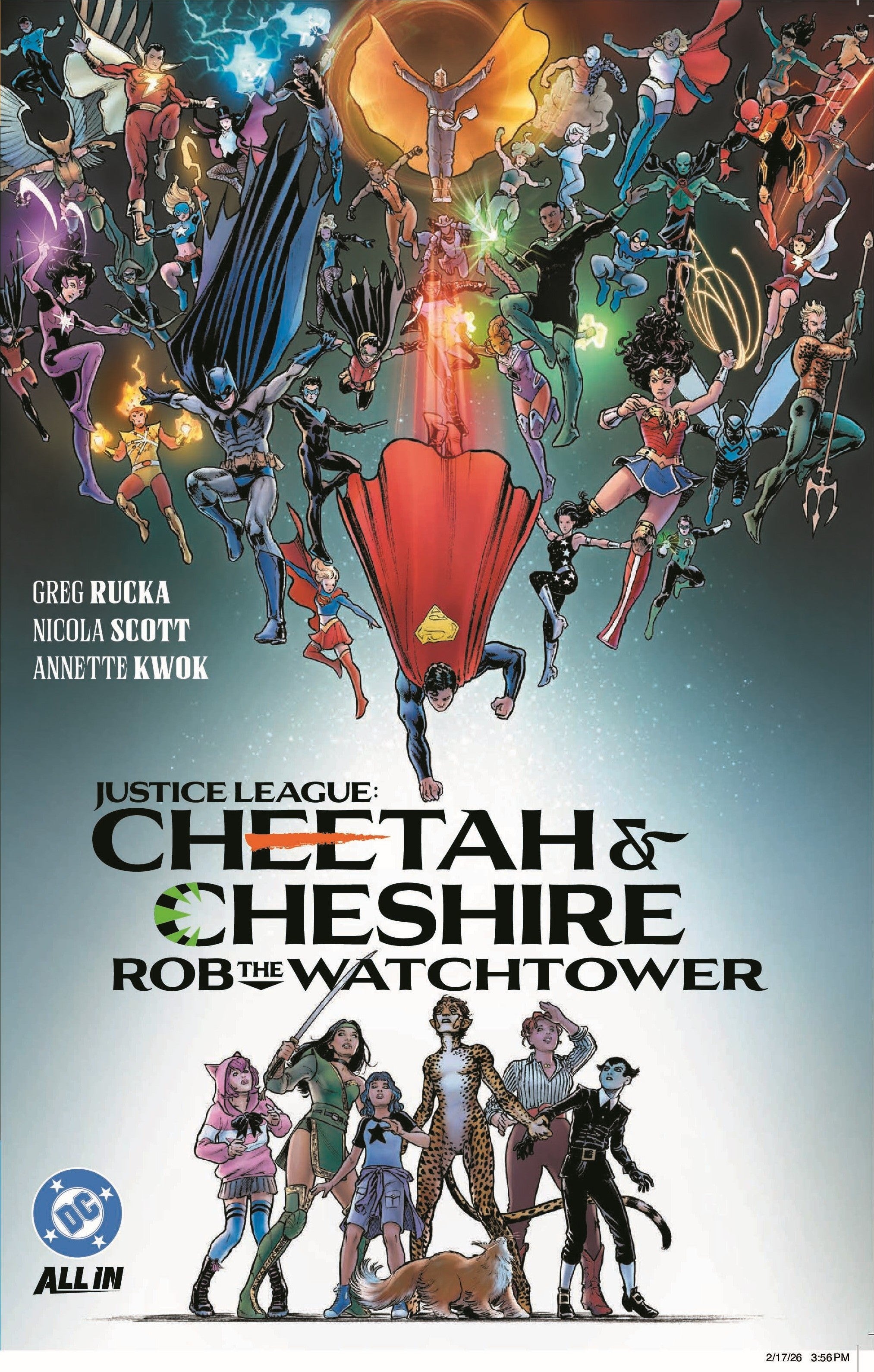 JUSTICE LEAGUE CHEETAH AND CHESHIRE ROB THE WATCHTOWER TP