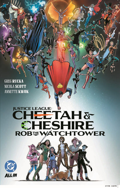 JUSTICE LEAGUE CHEETAH AND CHESHIRE ROB THE WATCHTOWER TP