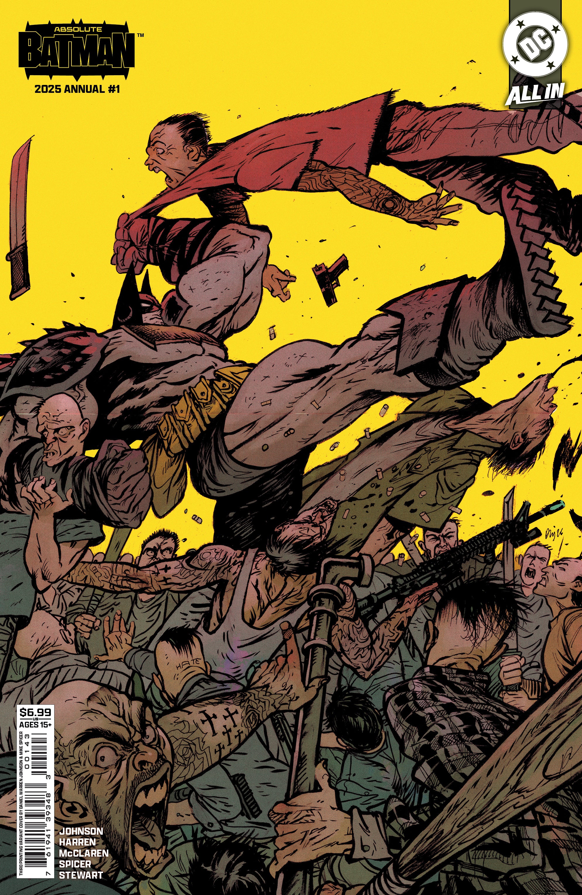 ABSOLUTE BATMAN 2025 ANNUAL #1 3RD PRINTING COVER C DANIEL WARREN JOHNSON CARD STOCK