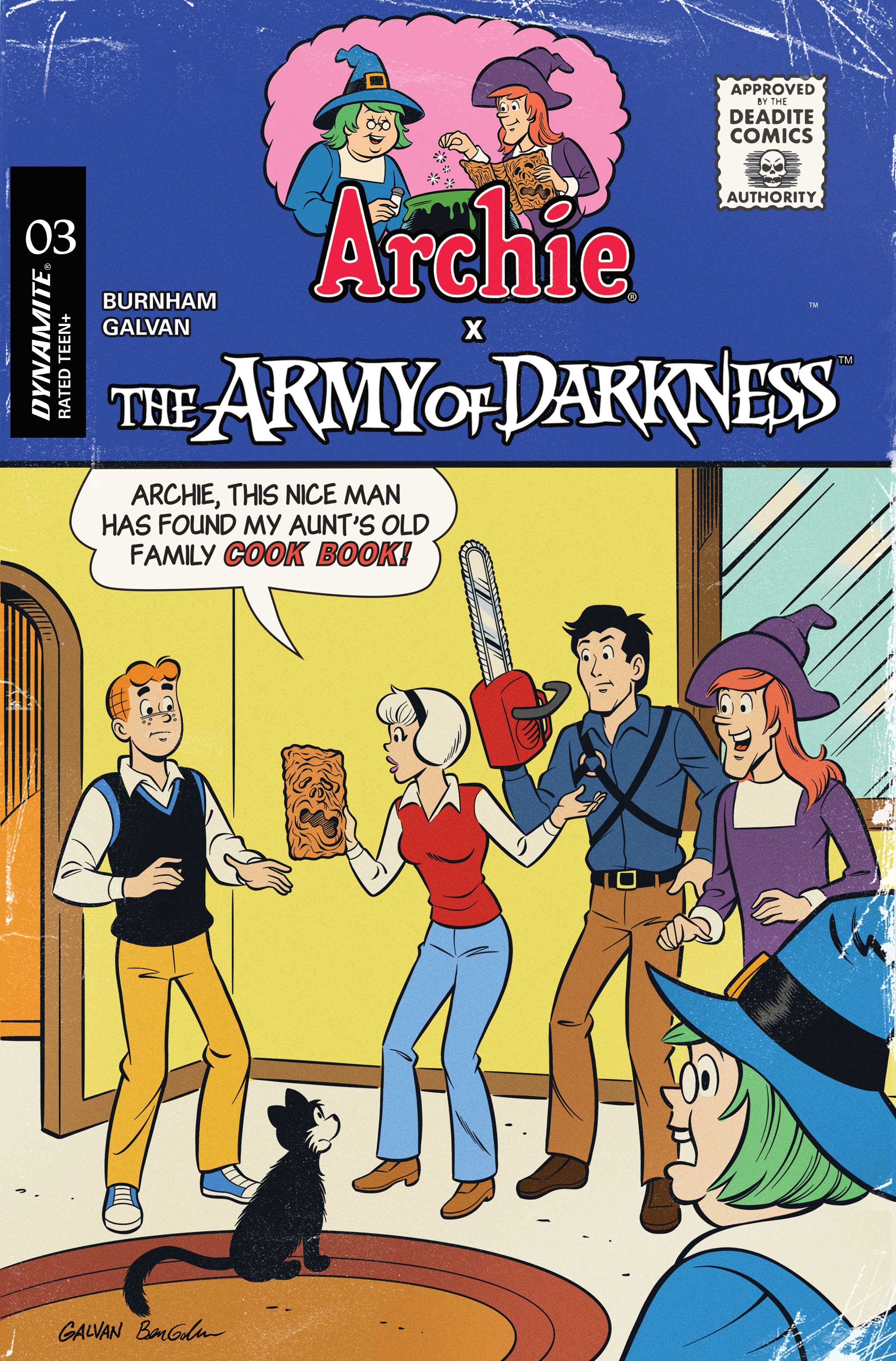 ARCHIE X ARMY OF DARKNESS #3 COVER B BILL GALVAN VARIANT