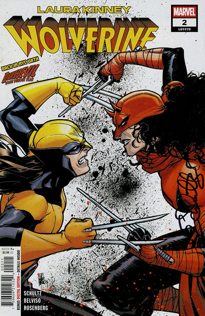 DF LAURA KINNEY WOLVERINE #2 SIGNED BY ERICA SCHULTZ