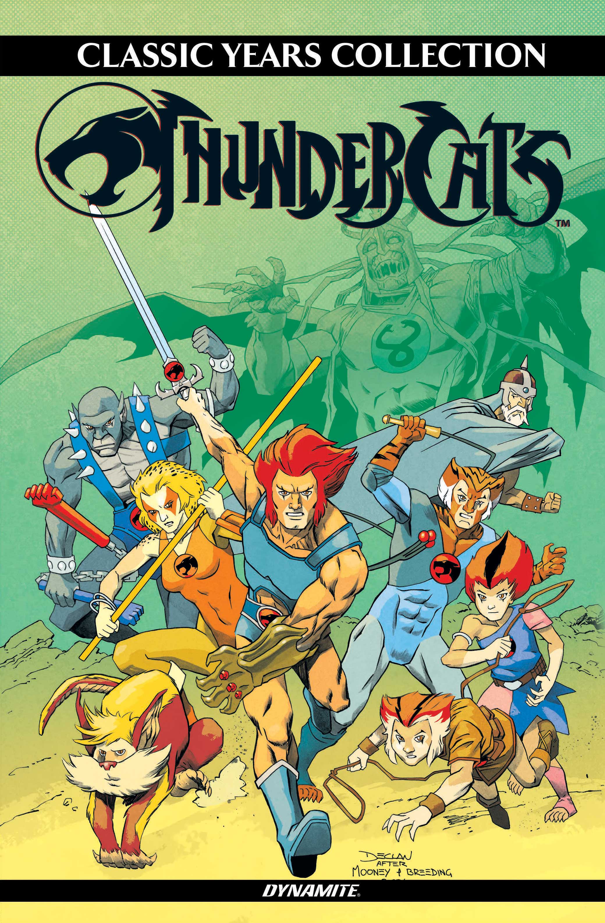 THUNDERCATS CLASSIC YEARS COLLECTION OMNIBUS HARDCOVER HOMAGE COVER SIGNED BY DECLAN SHALVEY