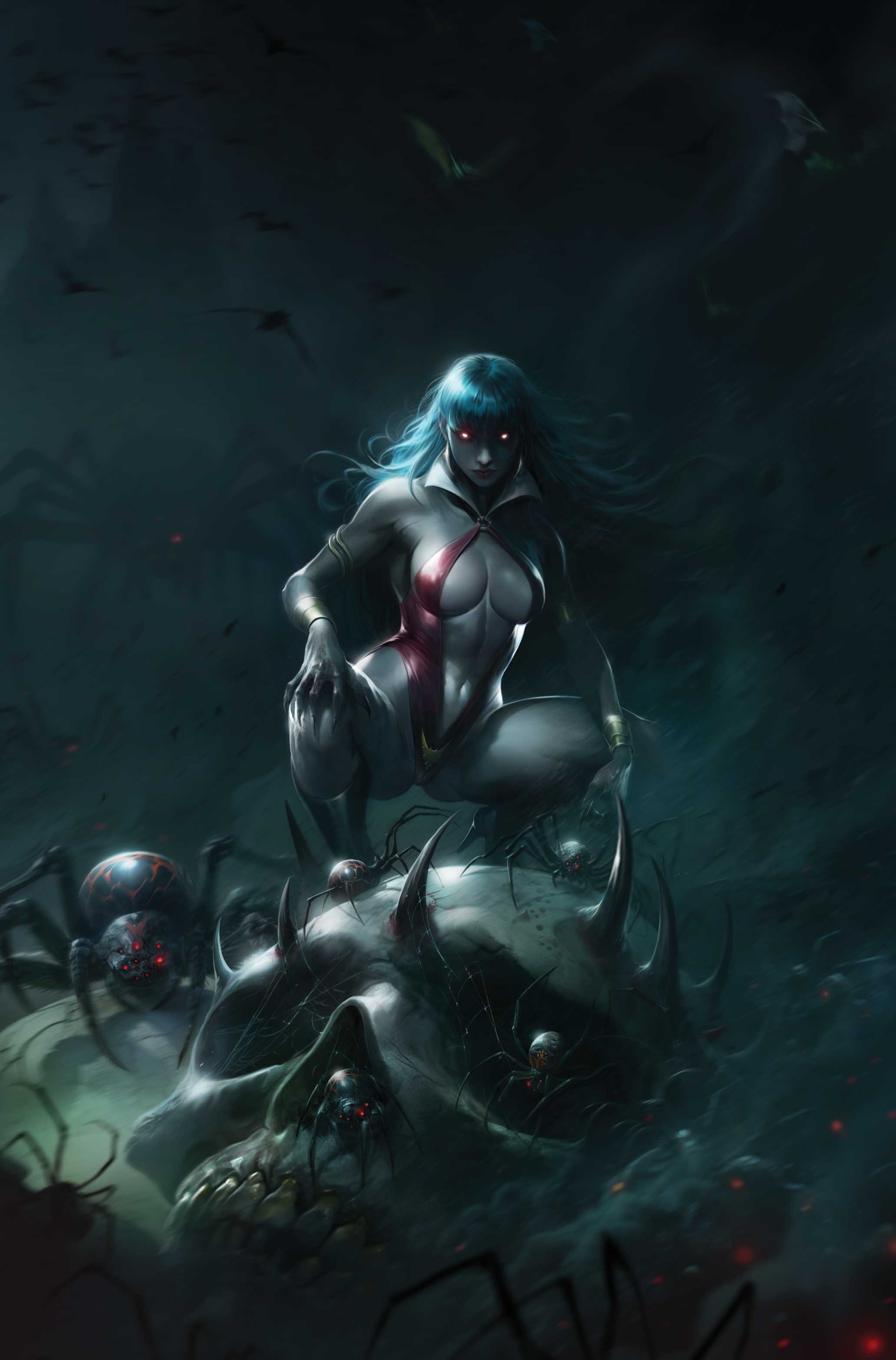 VAMPIRELLA ARMAGEDDON #10 COVER E FRANCESCO MATTINA METAL PREMIUM COVER VARIANT