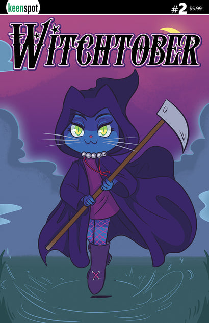 WITCHTOBER #2 COVER A RENATA GARCIA GRIM REAPER KITTY