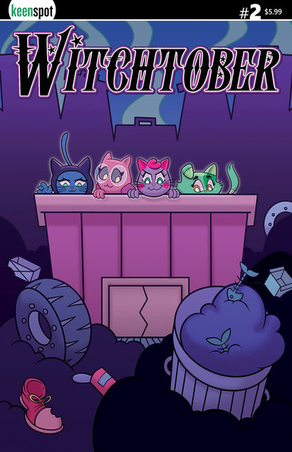 WITCHTOBER #2 COVER C FER LOZADA GARBAGE PAIL CATS VARIANT