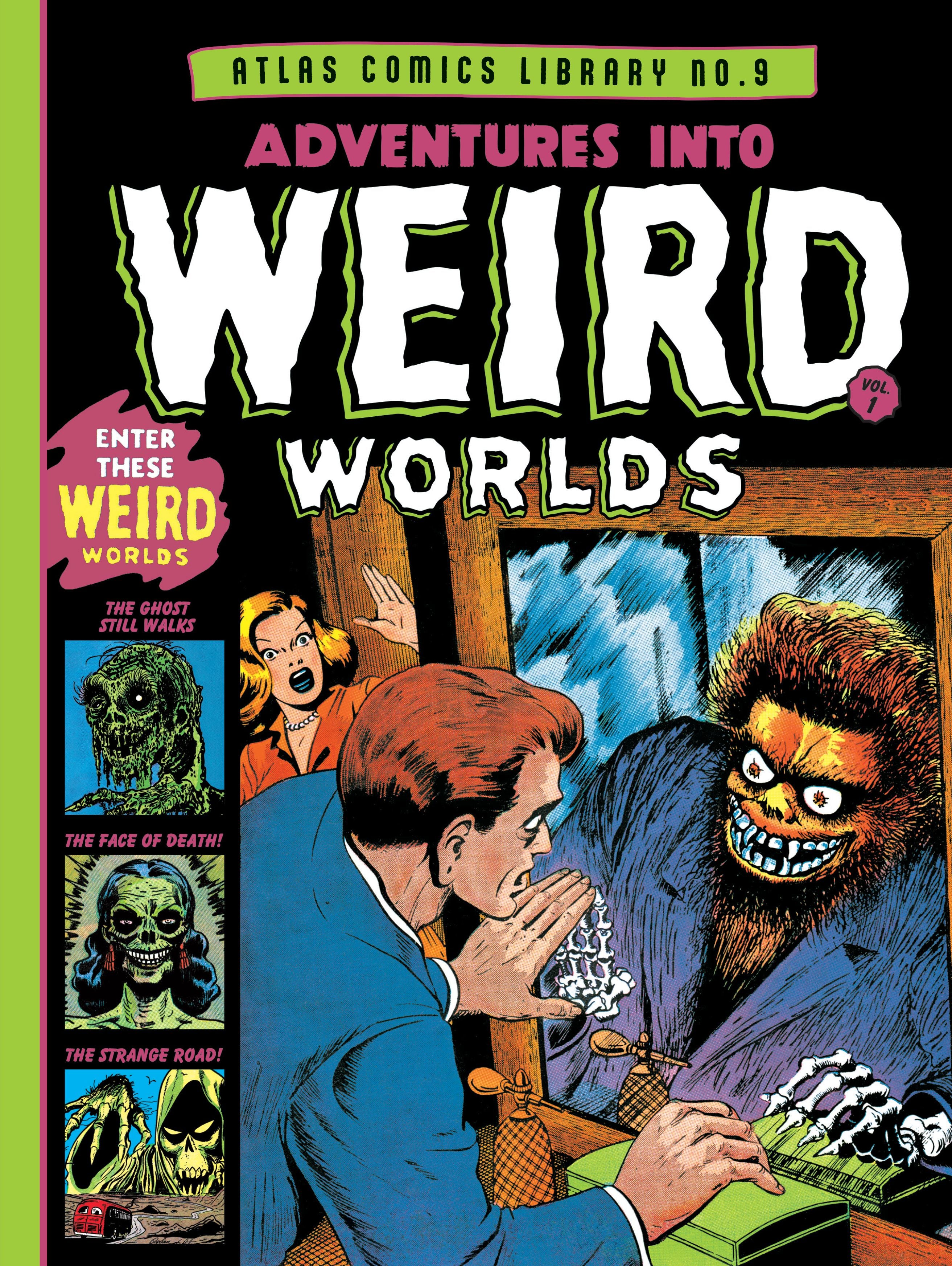 ATLAS COMICS LIBRARY HARDCOVER NO 09 ADVENTURES INTO WEIRD WORLDS VOL 01