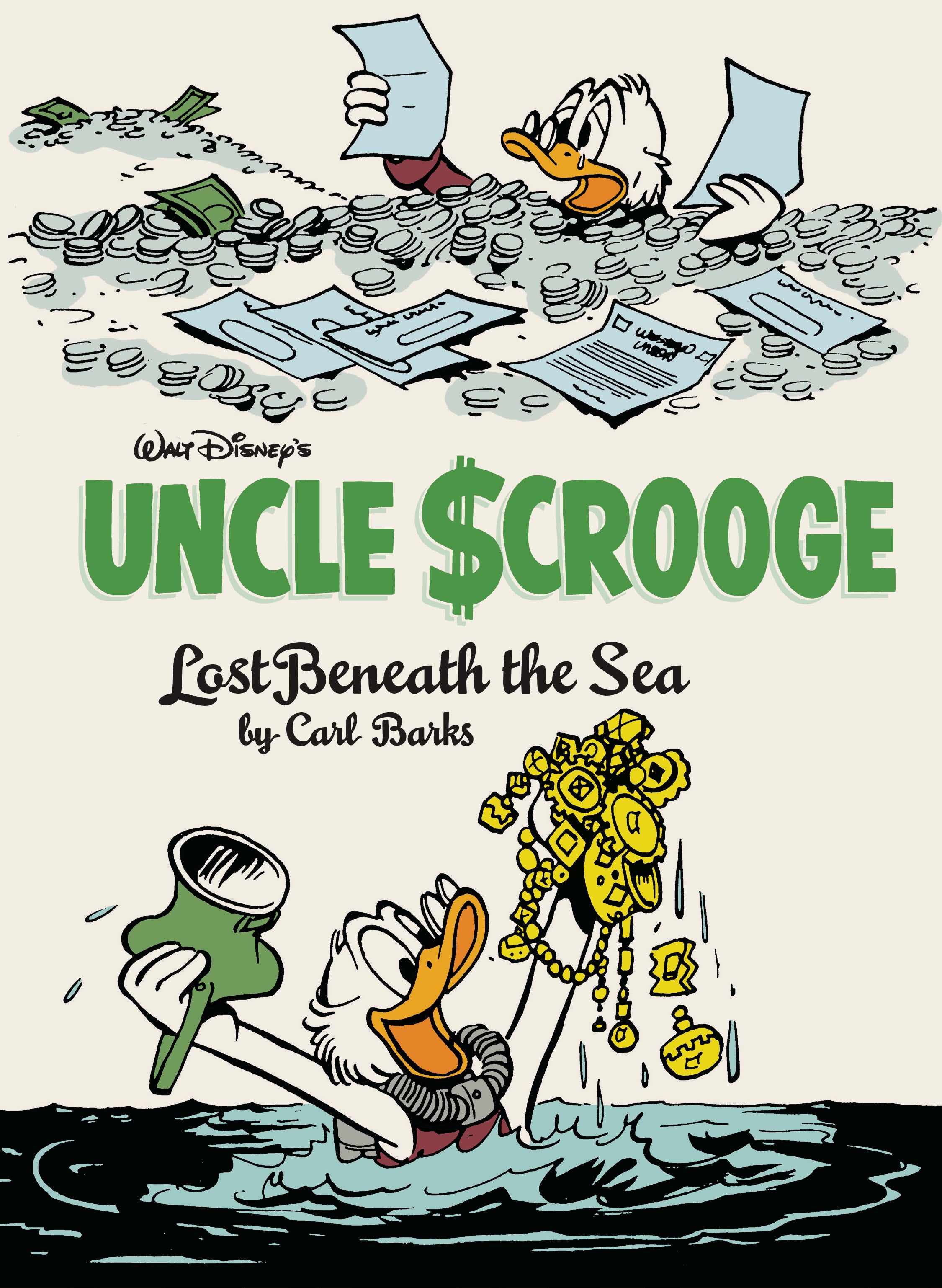 WALT DISNEYS UNCLE SCROOGE HARDCOVER VOL 30 LOST BENEATH THE SEA THE COMPLETE CARL BARKS DISNEY LIBRARY