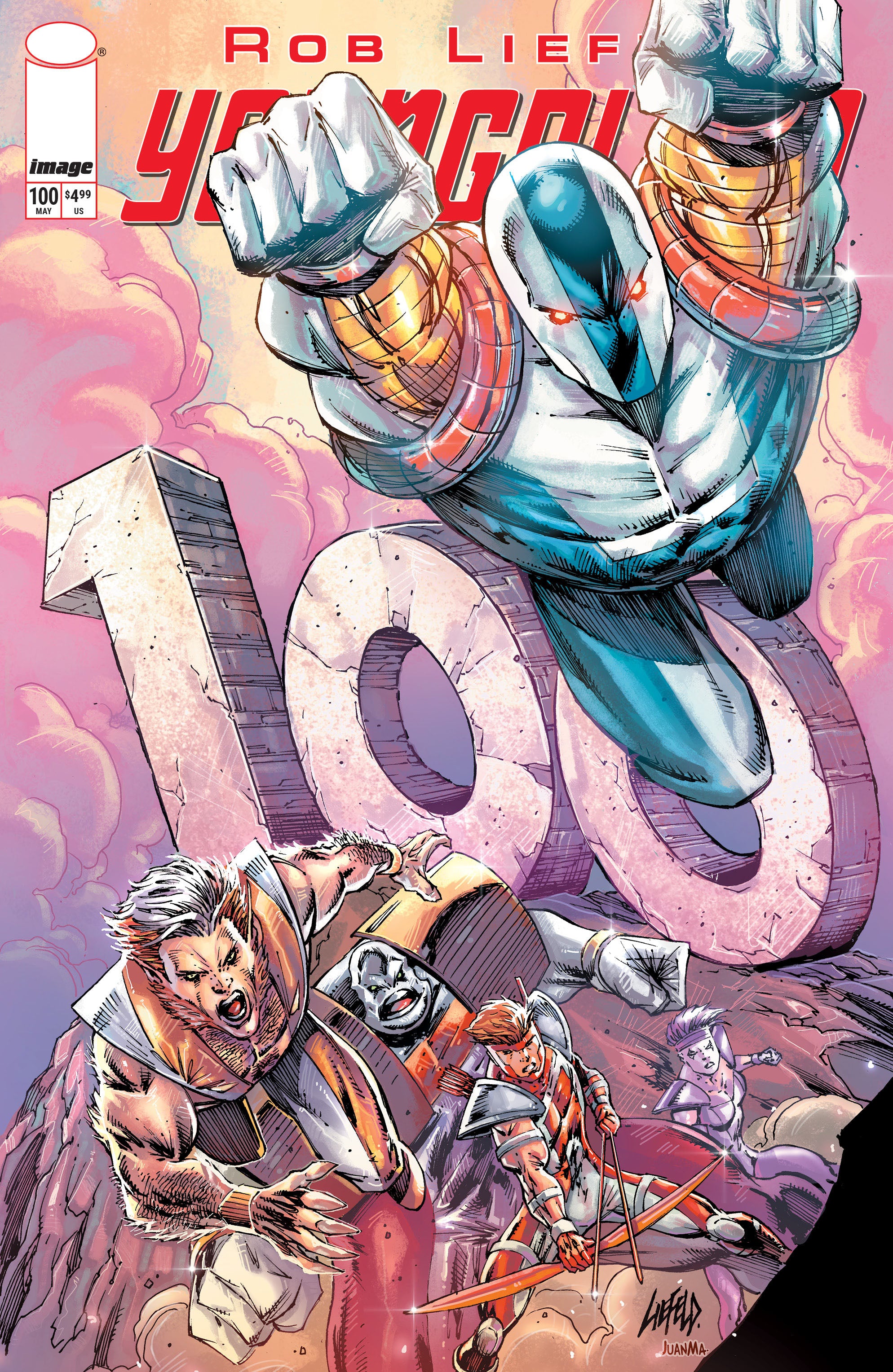 YOUNGBLOOD #100 COVER A ROB LIEFELD