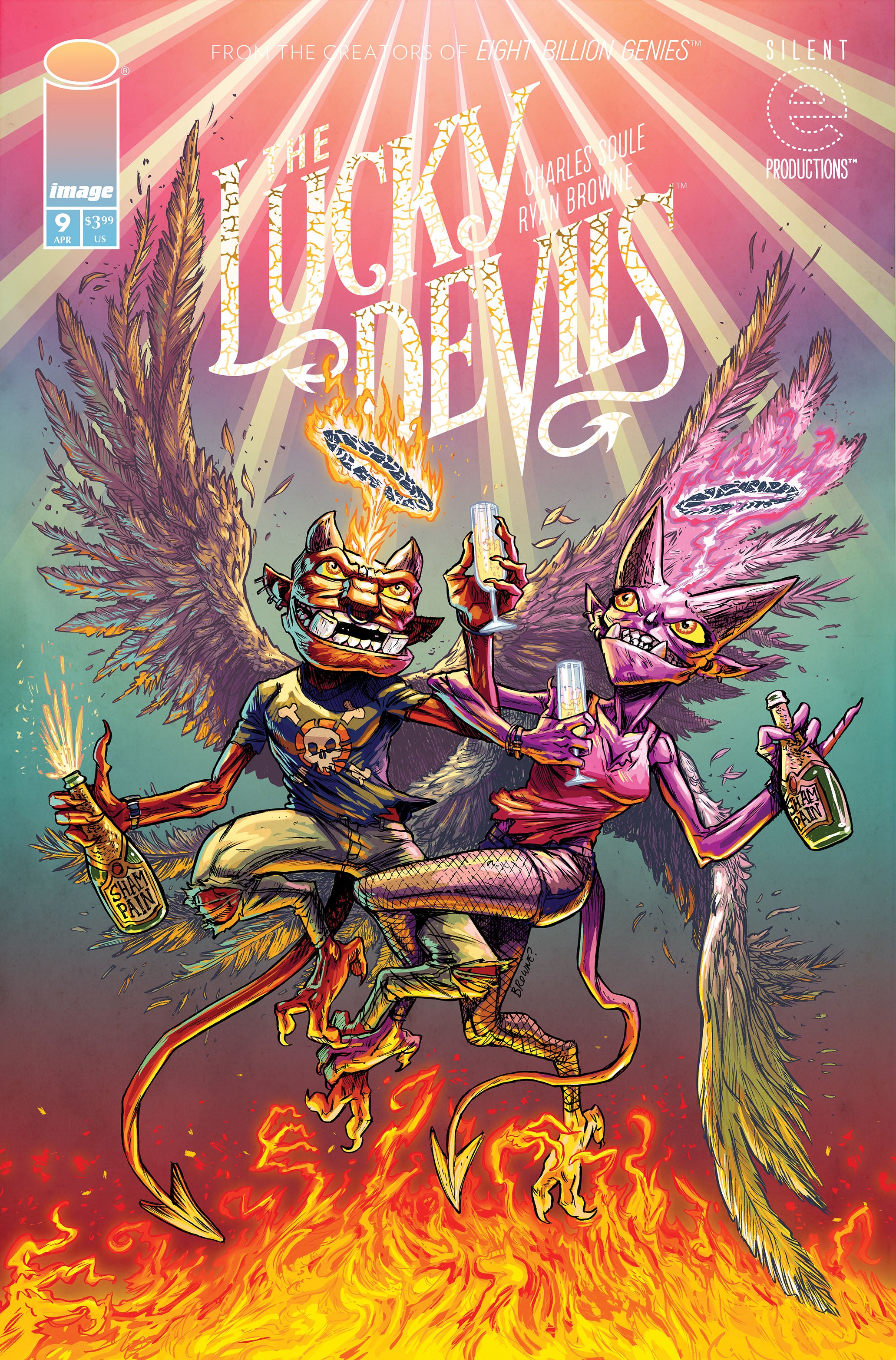 LUCKY DEVILS #9 COVER A RYAN BROWNE