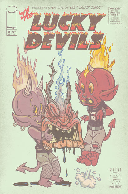 LUCKY DEVILS #9 COVER B STEEVE SEELEY & RYAN BROWNE VARIANT