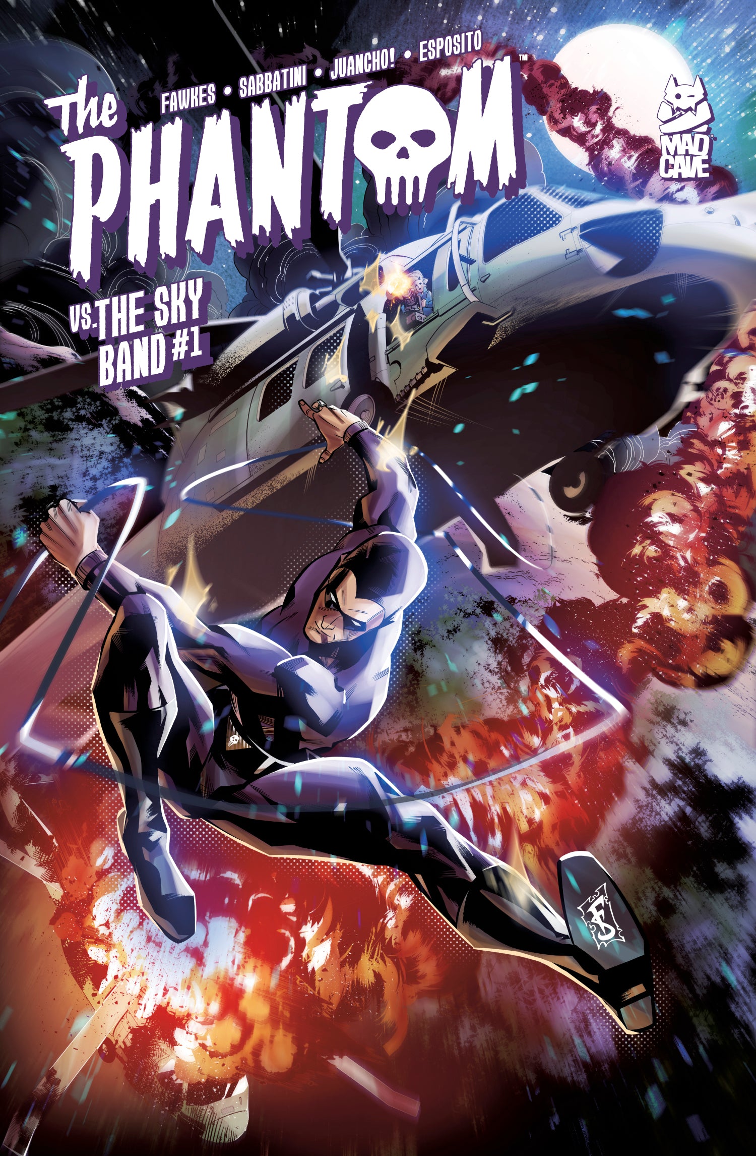 PHANTOM VS THE SKY BAND #1 (ONE SHOT) COVER A FEDERICO SABBATINI