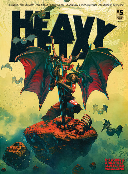 HEAVY METAL MAGAZINE #5 COVER A PASCAL BLANCHE