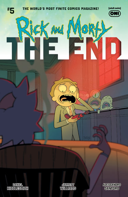 RICK AND MORTY THE END #5 COVER A DAVE BARDIN