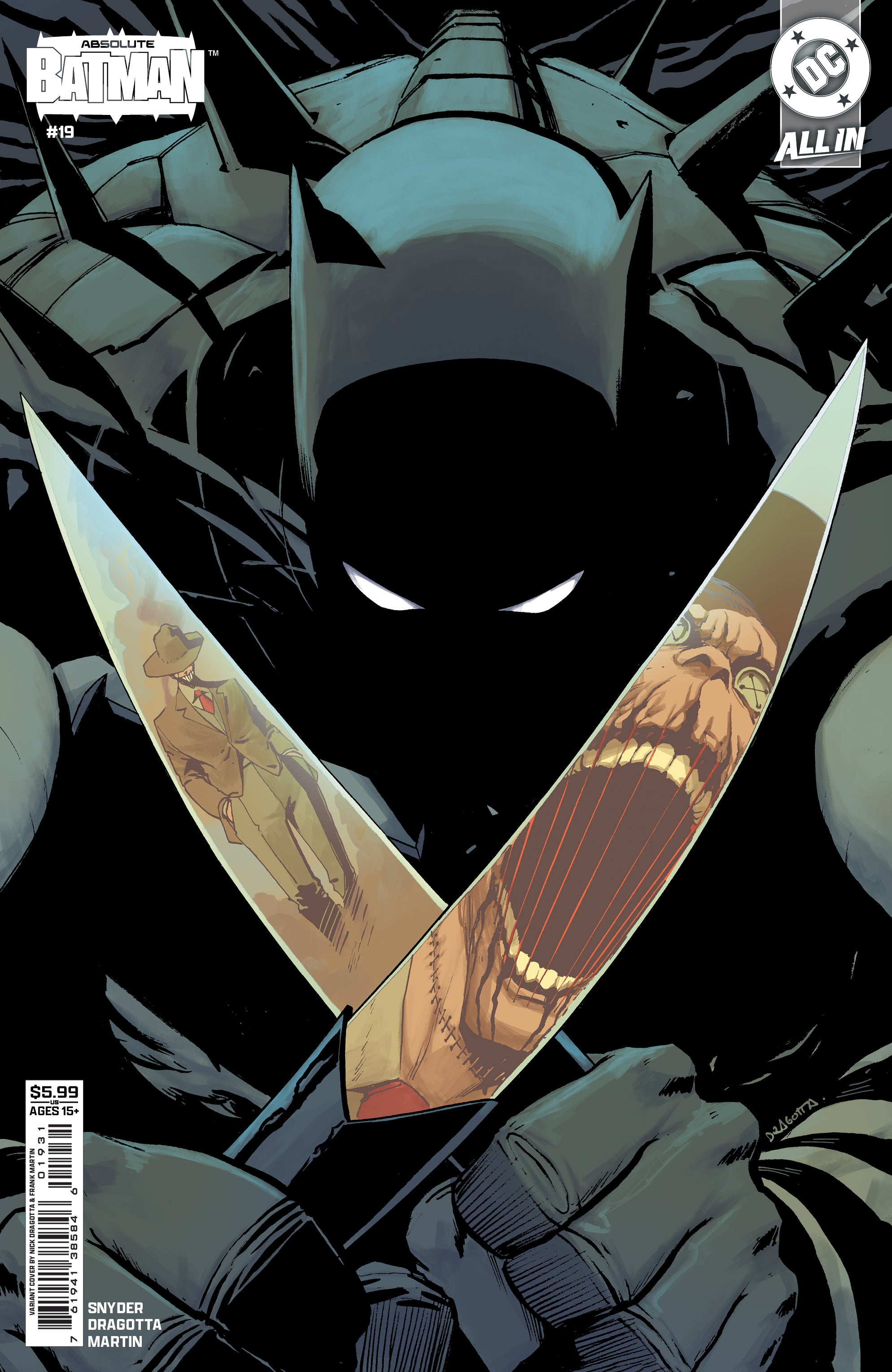 ABSOLUTE BATMAN #19 COVER C NICK DRAGOTTA CARD STOCK VARIANT