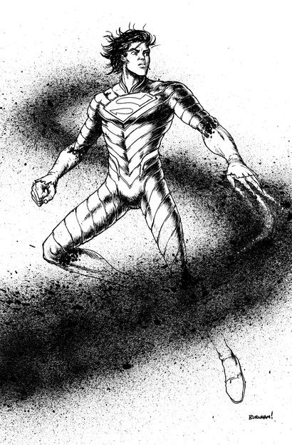 ABSOLUTE SUPERMAN #18 COVER D CHRIS BURNHAM CARD STOCK VARIANT