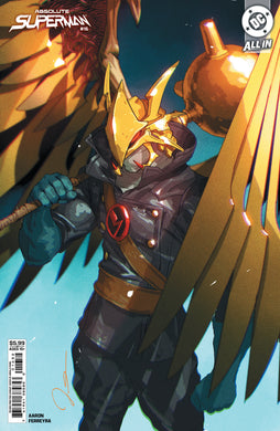 ABSOLUTE SUPERMAN #16 2ND PRINTING COVER B GERALD PAREL CARD STOCK VARIANT