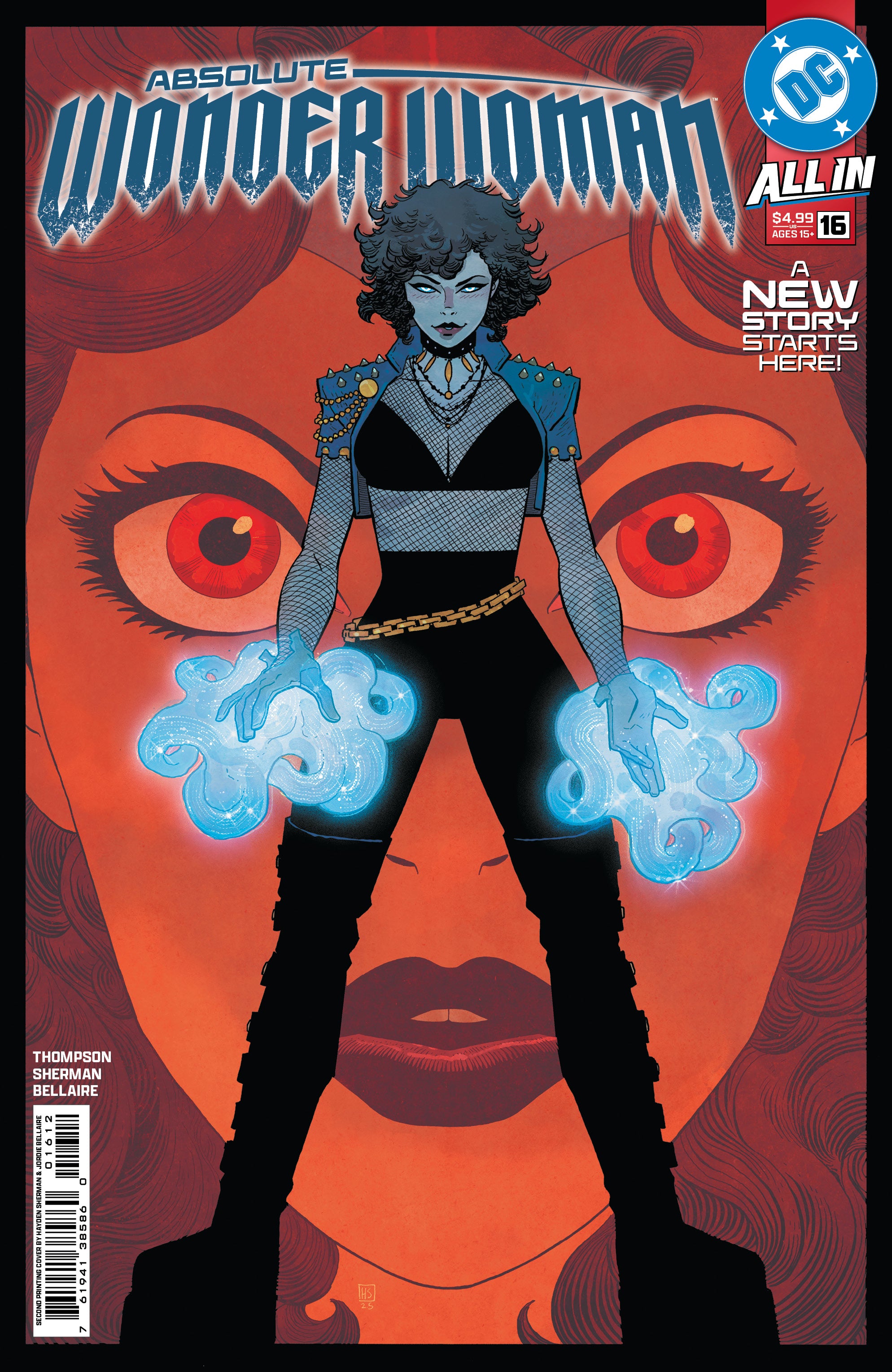ABSOLUTE WONDER WOMAN #16 2ND PRINTING COVER A HAYDEN SHERMAN
