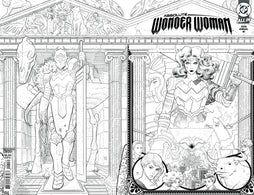 ABSOLUTE WONDER WOMAN ANNUAL 2026 #1 2ND PRINTING COVER B HAYDEN SHERMAN B&W WRAPAROUND CARD STOCK VARIANT