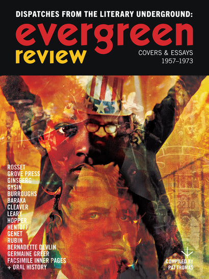 EVERGREEN REVIEW DISPATCHES FROM THE LITERARY UNDERGROUND COVERS & ESSAYS 1957-1973 HARDCOVER 