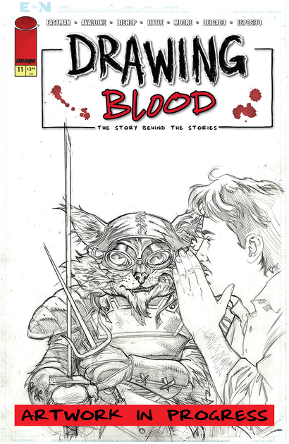 DRAWING BLOOD #11 COVER C DAVE ACOSTA VARIANT