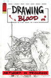 DRAWING BLOOD #11 COVER C DAVE ACOSTA VARIANT