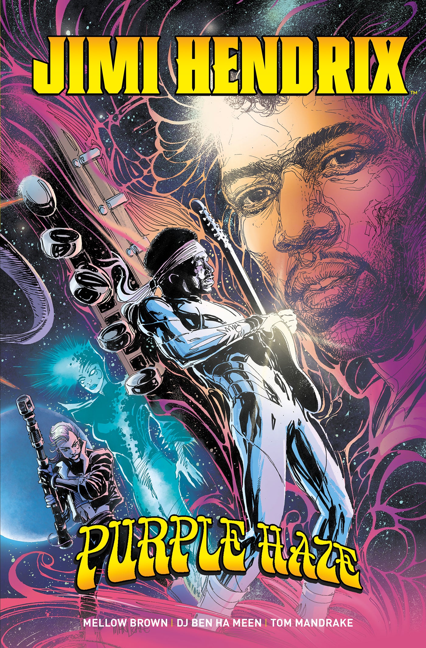 JIMI HENDRIX PURPLE HAZE HARDCOVER REGULAR EDITION TOM MANDRAKE WRAPAROUND