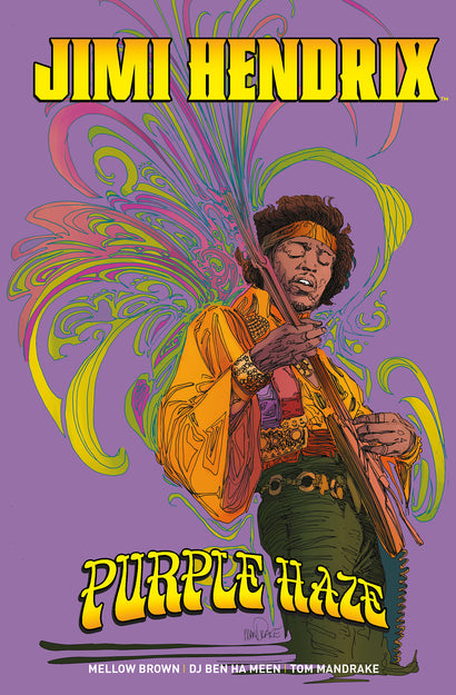 JIMI HENDRIX PURPLE HAZE HARDCOVER DIRECT MARKET EDITION TOM MANDRAKE PURPLE CVR
