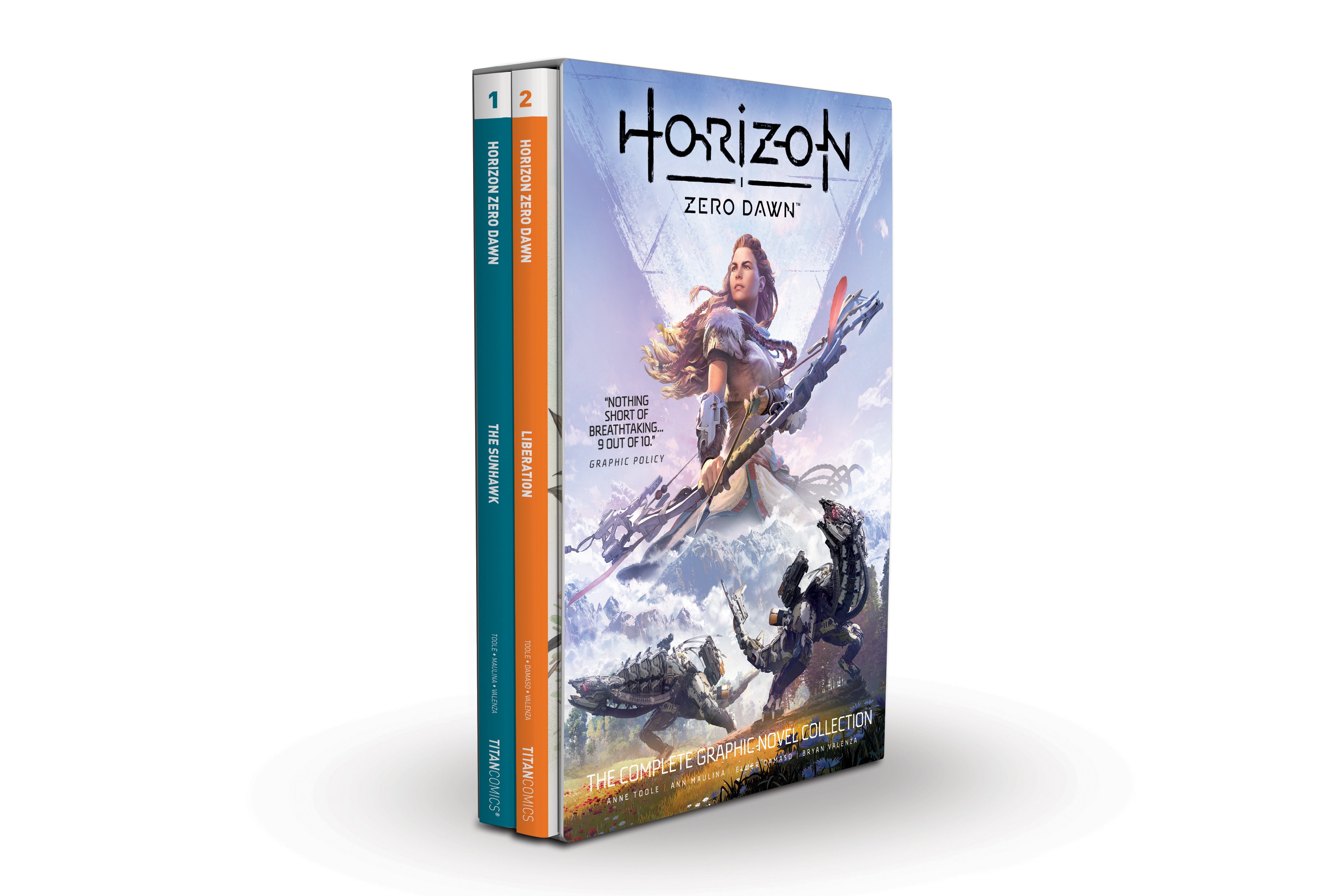 HORIZON ZERO DAWN TRADE PAPERBACK VOL 01-02 SLIPCASE SET