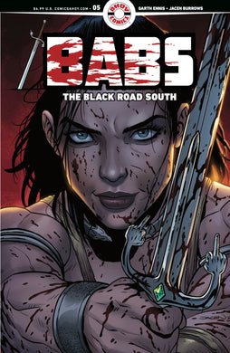 BABS THE BLACK ROAD SOUTH #5 COVER A JACEN BURROWS