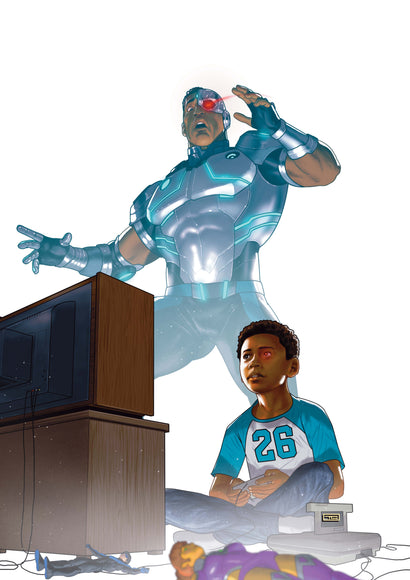 NEW TITANS #35 COVER A TAURIN CLARKE