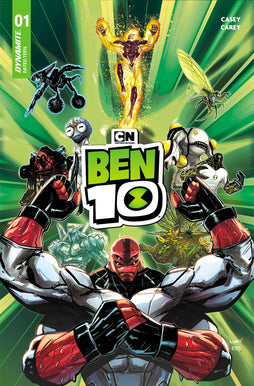 BEN 10 #1 COVER S ROBERT CAREY FOIL VARIANT