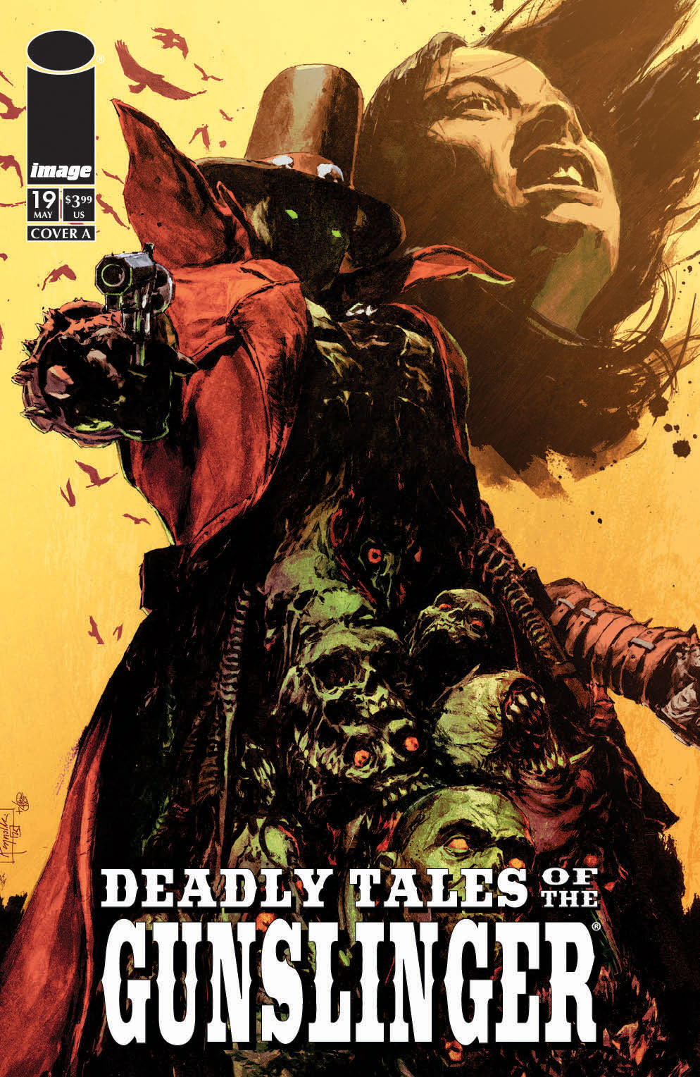DEADLY TALES OF THE GUNSLINGER SPAWN #19 COVER A PATRIC REYNOLDS