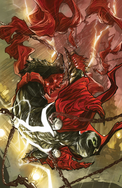 SPAWN #378 COVER B DON AGUILLO VIRGIN VARIANT