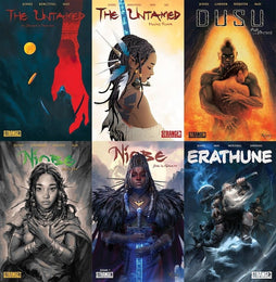 WORLD OF ASUNDA BUNDLE OF 6 TRADE PAPERBACK INCLUDES 1 FREE COPY OF THE UNTAMED A SINNERS PRAYER #1 COVER B CAANAN WHITE BATMAN HOMAGE VARIANT