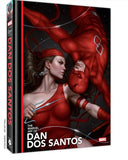 MARVEL ART OF DAN DOS SANTOS HARDCOVER DIRECT MARKET ED